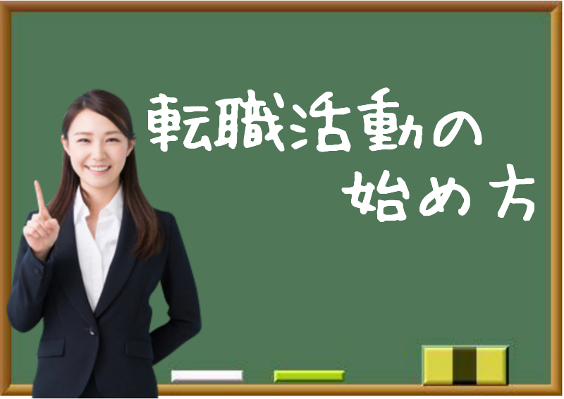 転職活動の始め方 イメージ